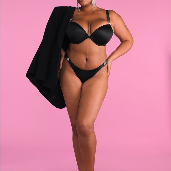 VICTORIA’S SECRET VERY SEXY Scattered Shine Strap Push-Up Bra Size 36DDD NEW - Picture 10 of 10